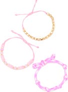 Leith Set of 3 Assorted Slider Bracelets