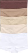 YOGALICIOUS 5-Pack Seamless Rib Boyshorts