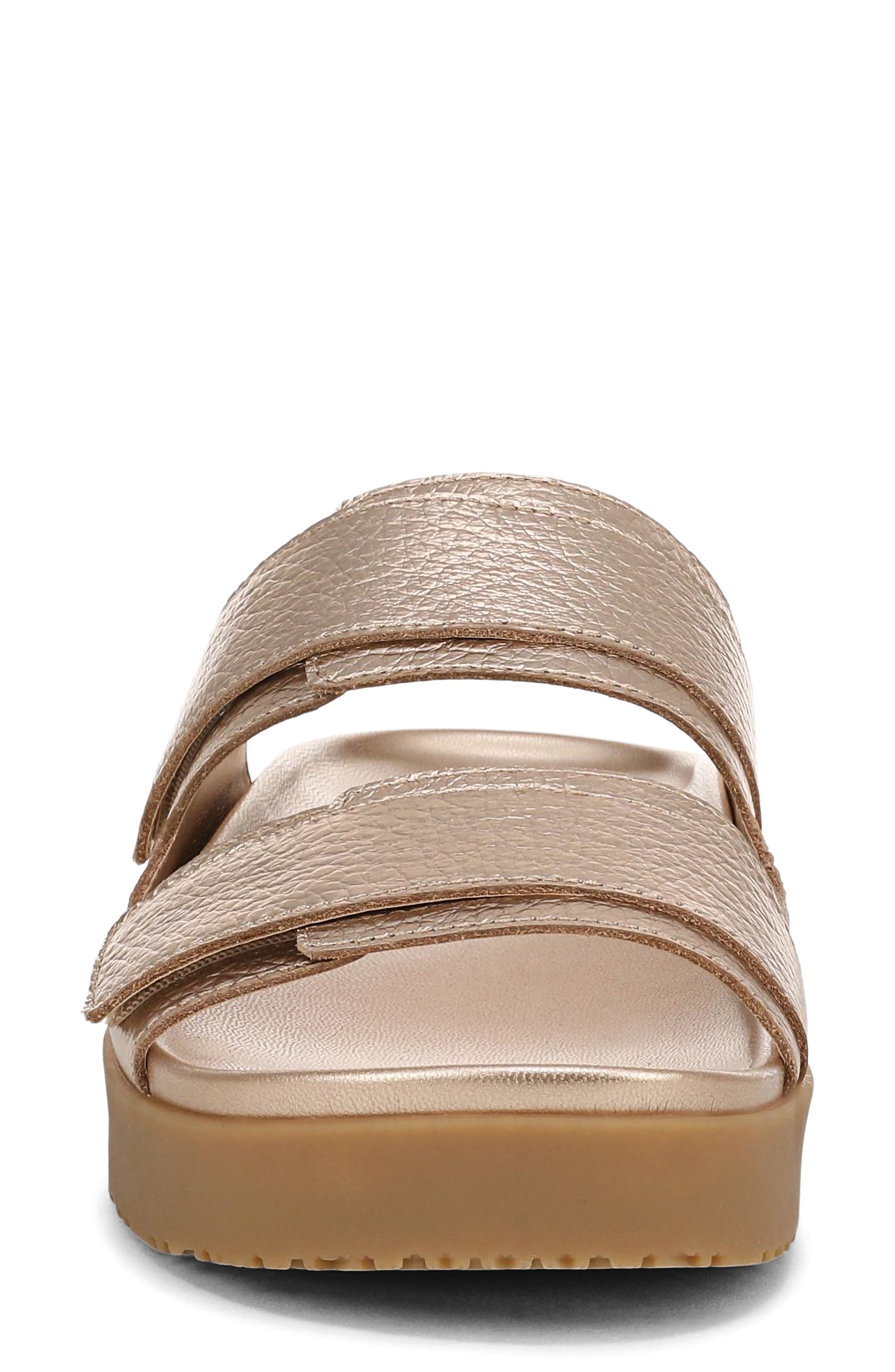 Riviera Slide Sandal, Alternate, color, BRONZE