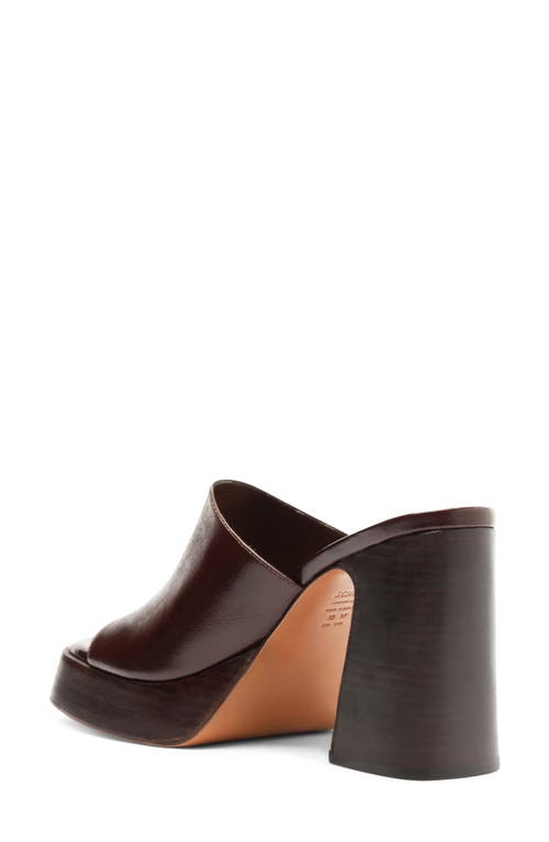 Schutz Rowan Platform Sandal In Brown