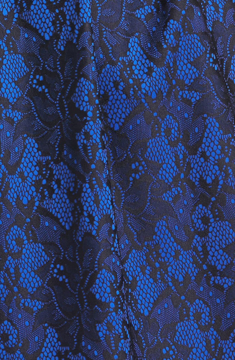 Isaac Mizrahi New York Bonded Lace Fit & Flare Dress, Alternate, color, 