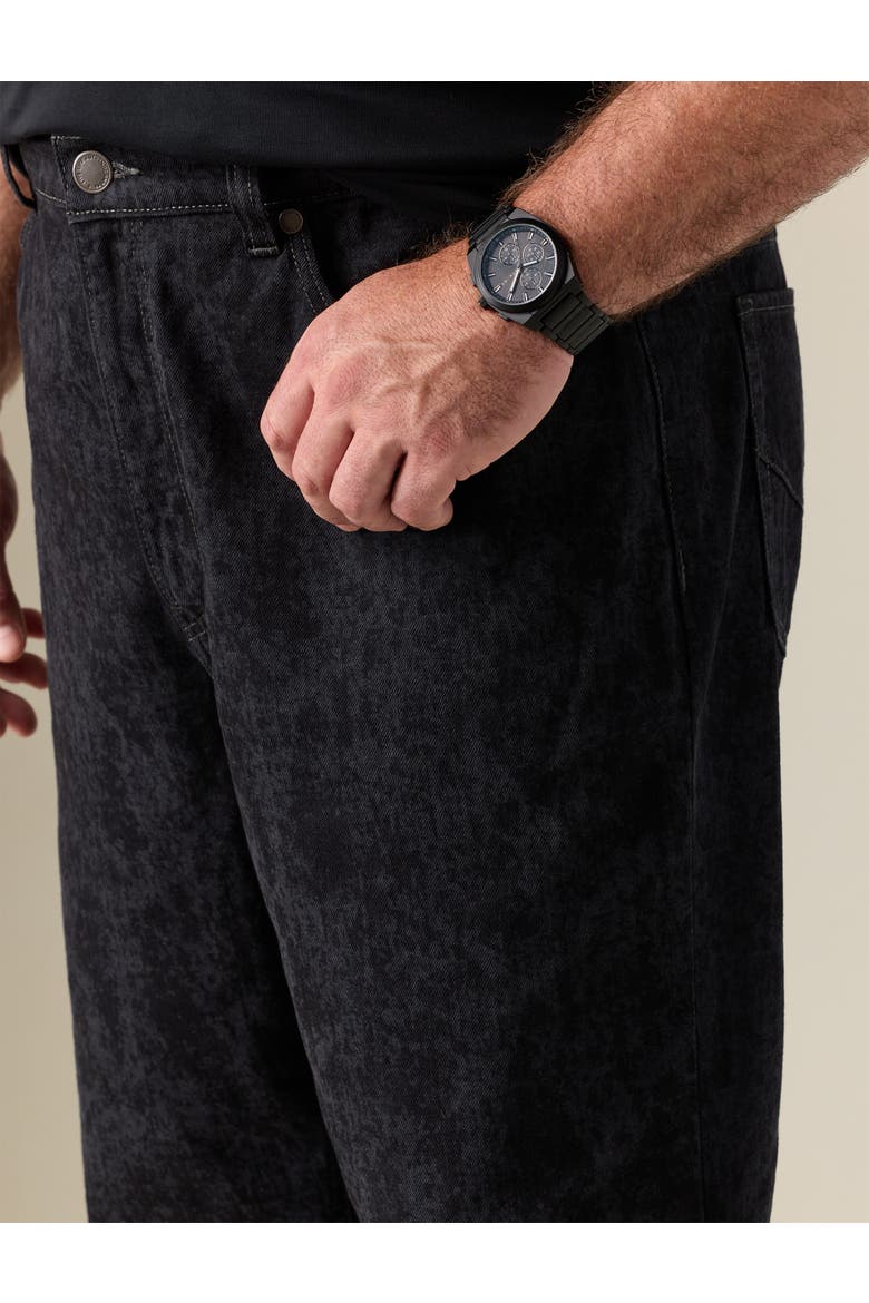 Big & Tall Ink Wash Loose-Fit Jeans, Alternate, color, SHADOW INK