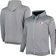 PROFILE Men's Profile Ash Cleveland Guardians Big & Tall Pullover Hoodie