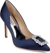 BADGLEY MISCHKA Badgley Mischka Collection Cher Crystal Embellished Pump