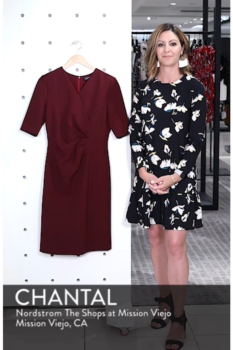 Scuba Crepe Sheath Dress video