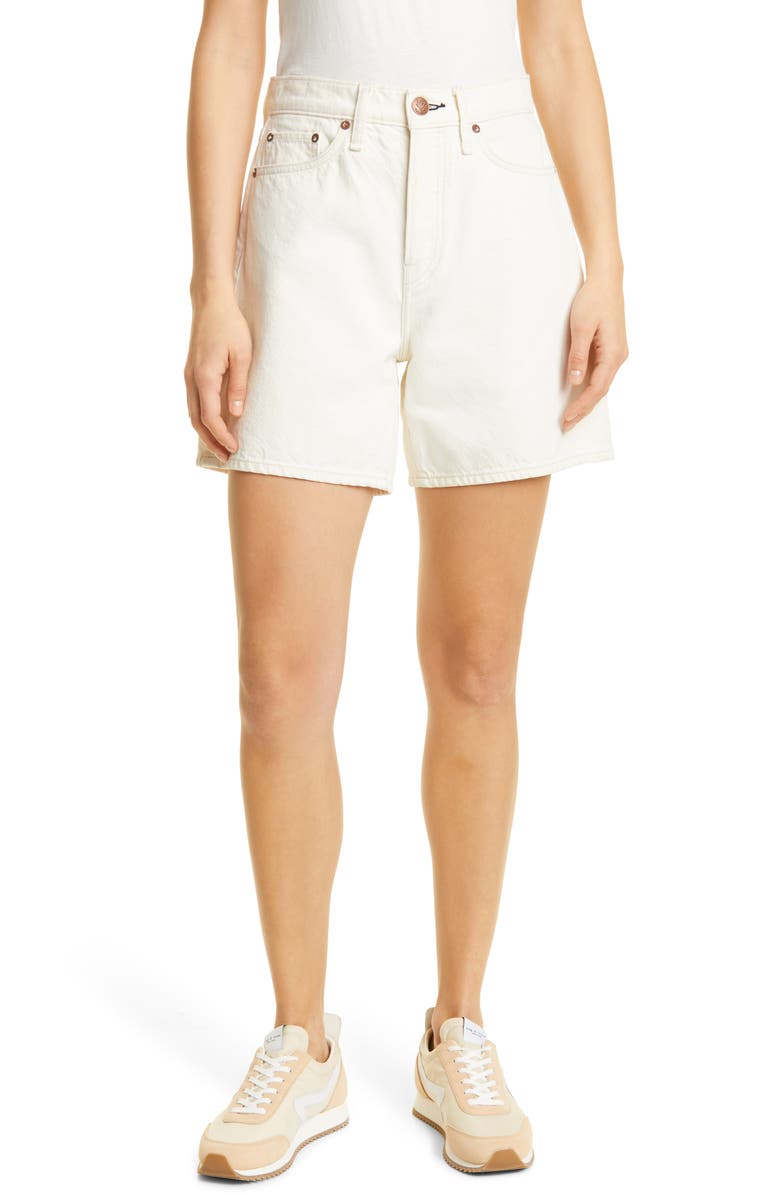 rag & bone Maya High Waist Shorts, Main, color,