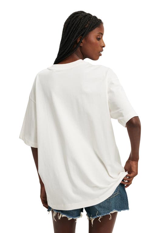 Cotton On The Boxy Graphic Tee In Marshmallow  Solar Sun
