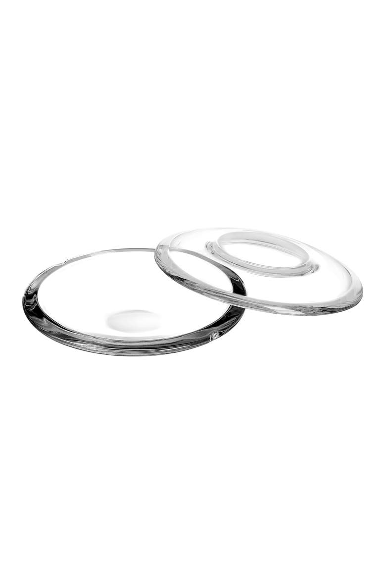 Caviar Dish Pora Caviale Discus, Alternate, color, Clear Crystal