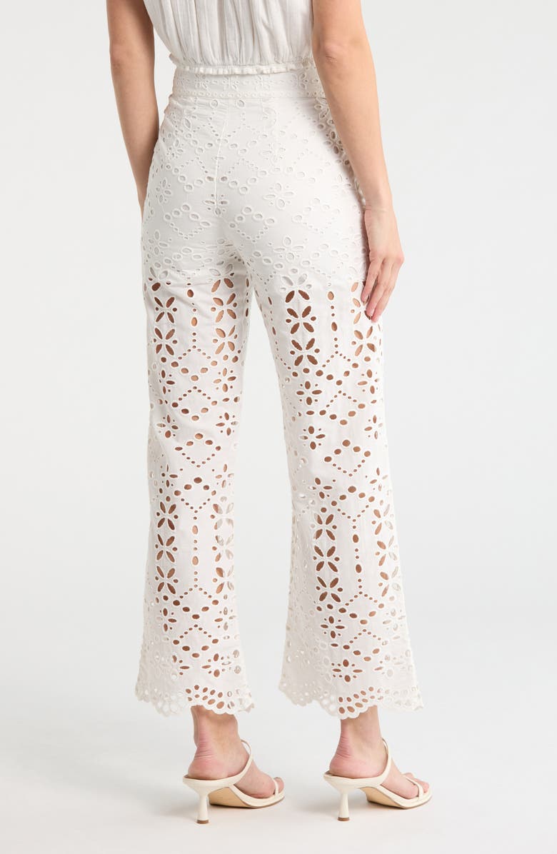 Veronica Beard Kemper Pants, Alternate, color, Off White