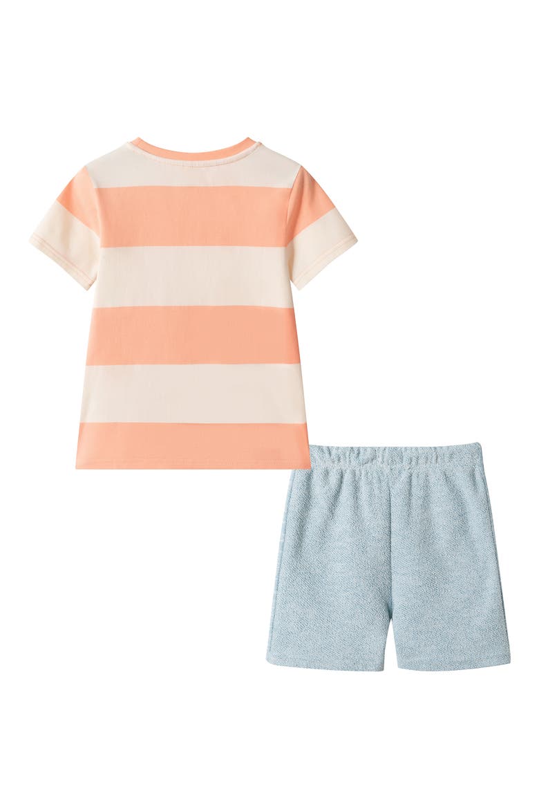 Kids' Graphic T-Shirt & Shorts Set, Alternate, color, ORANGE