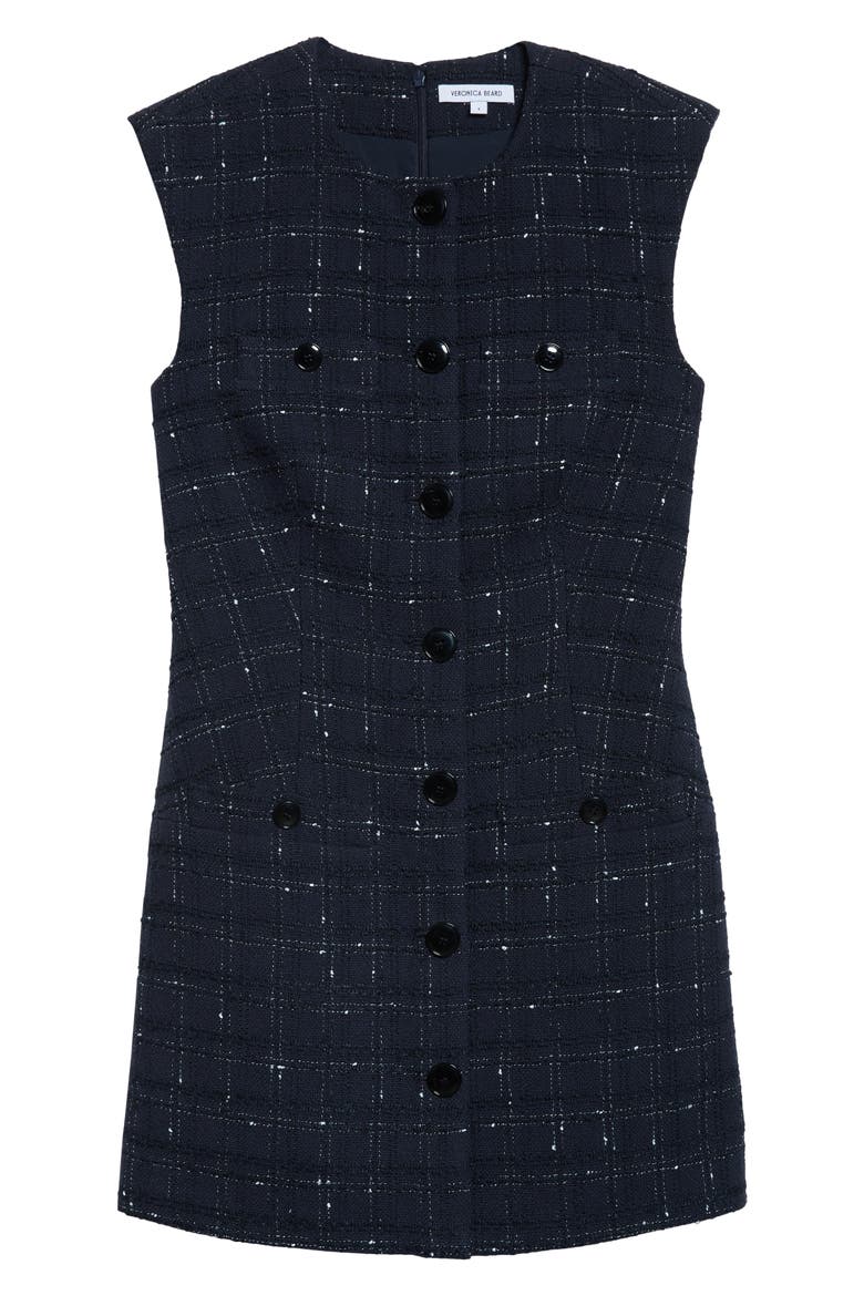 Tamara Sleeveless Minidress, Alternate, color, NAVY OFF WHITE