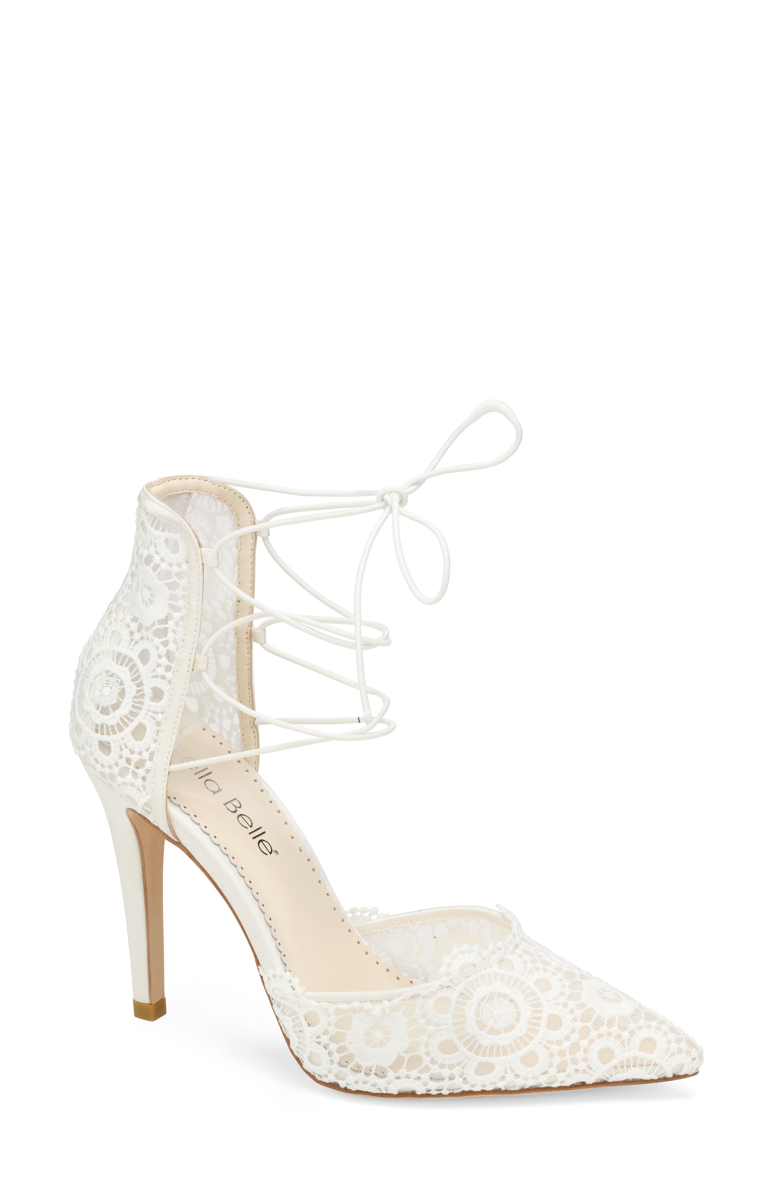 Bella Belle Cameron Pointed Toe Lace Pump, Main, color, 