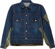 ジャケット・アウター sacai Denim Nylon Twill Jacket size 1 sacai Denim x Nylon Twill Jacket Light Blue | HAVEN