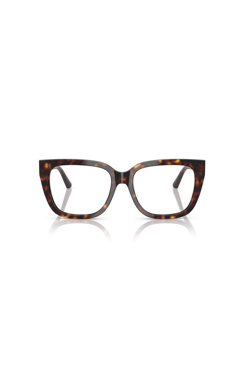 52mm Square optical glasses, Alternate, color, Tortoise