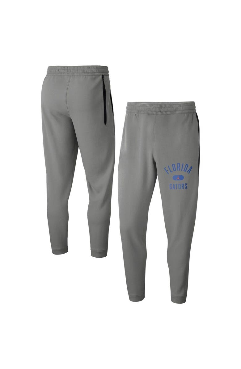 Jordan Brand Men's Jordan Brand Gray Florida Gators Spotlight Performance Lounge Pants, Main, color, 