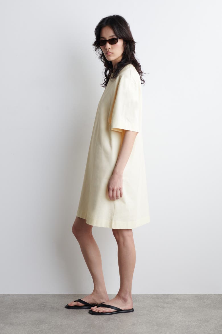 Cotton Mini T-Shirt Dress, Alternate, color, WHITE