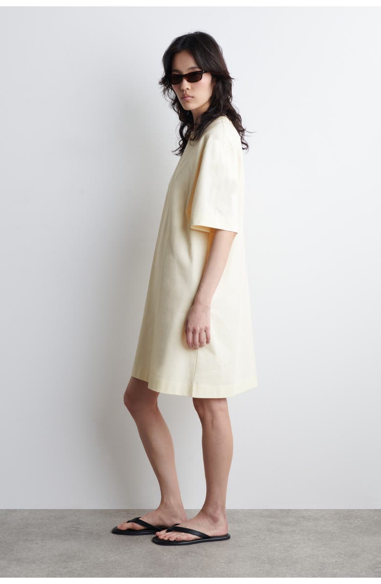 COS Cotton Mini T-Shirt Dress, Alternate, color, White
