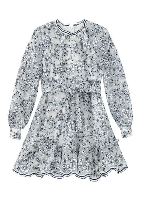 Eliza Embroidered Mini Dress (Toddler, Little Kid & Big Kid)