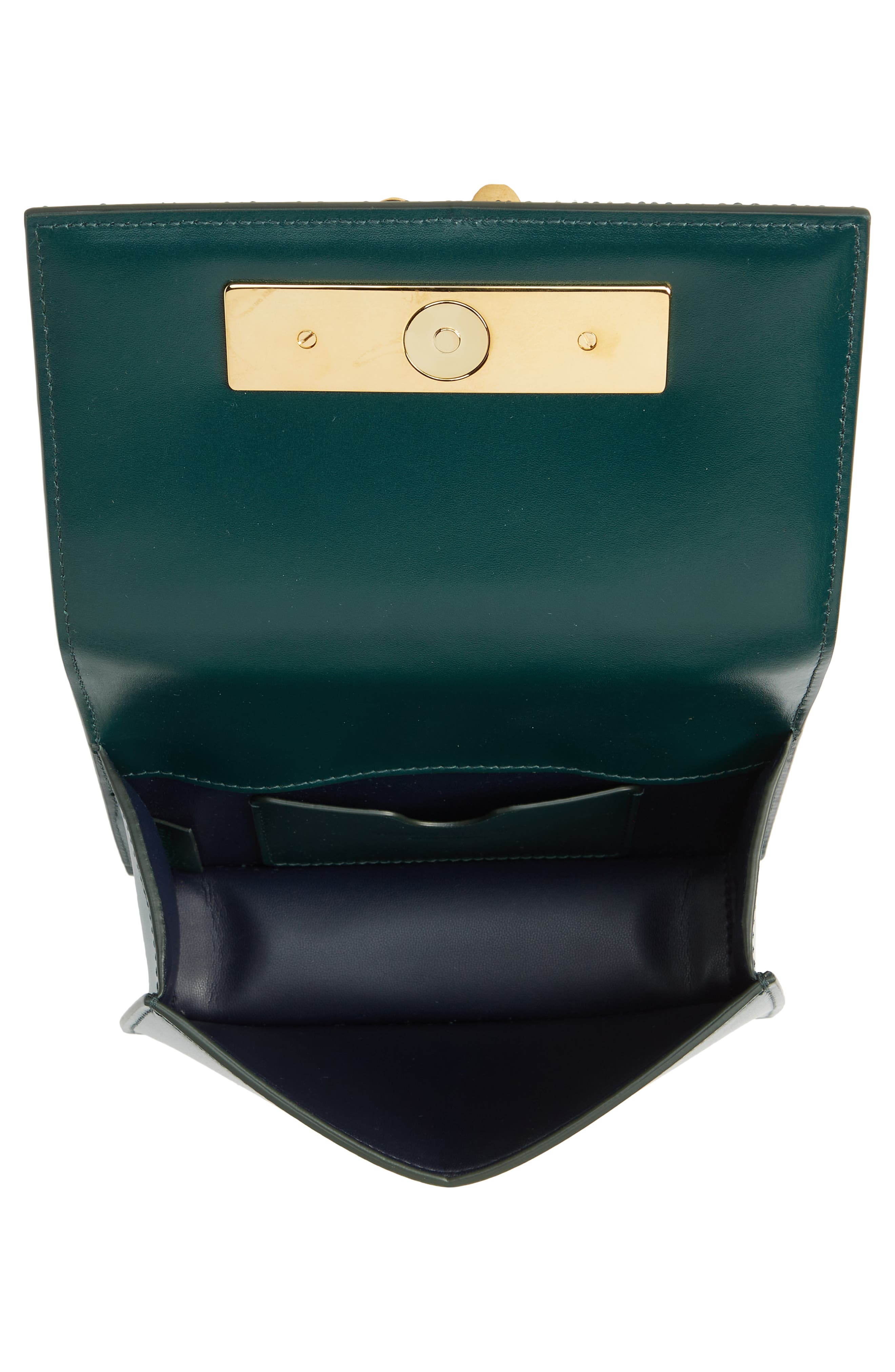 McQueen Mini Jeweled Crystal Embellished Satchel, Alternate, color, 