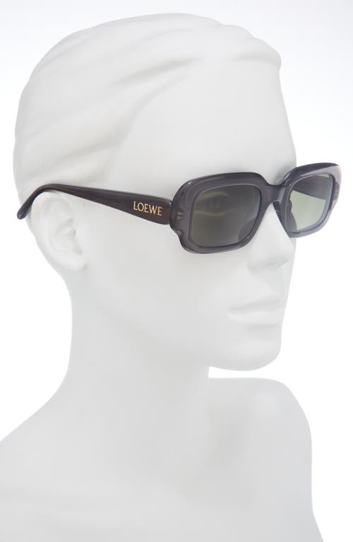 Loewe 51mm Rectangular Sunglasses In Gray