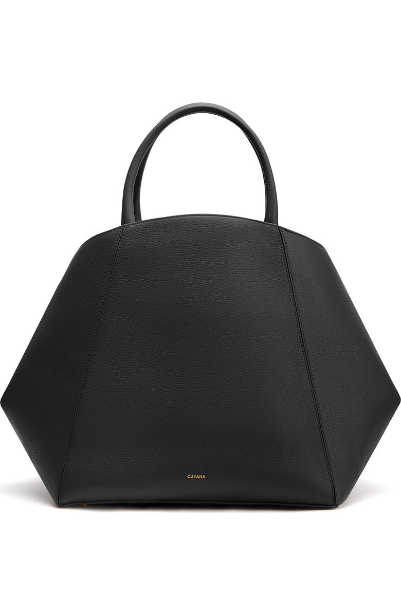 Cuyana Forma Satchel, Main, color, Black