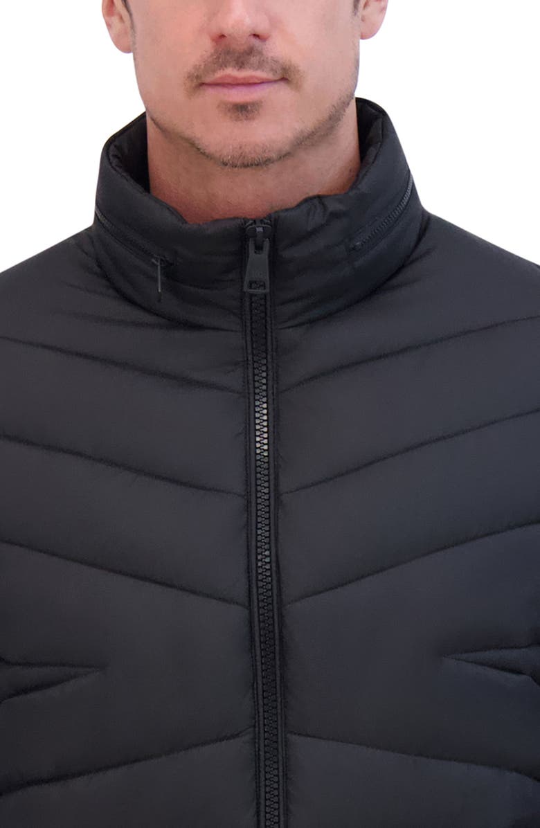 Kenneth Cole Quilted Puffer, Alternate, color, Black