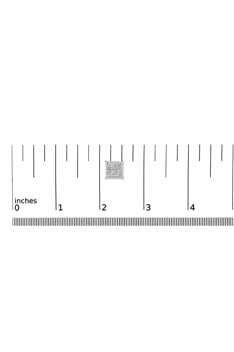 14K White Gold 1 1/2 Cttw Diamond Stud Earrings, Alternate, color, White
