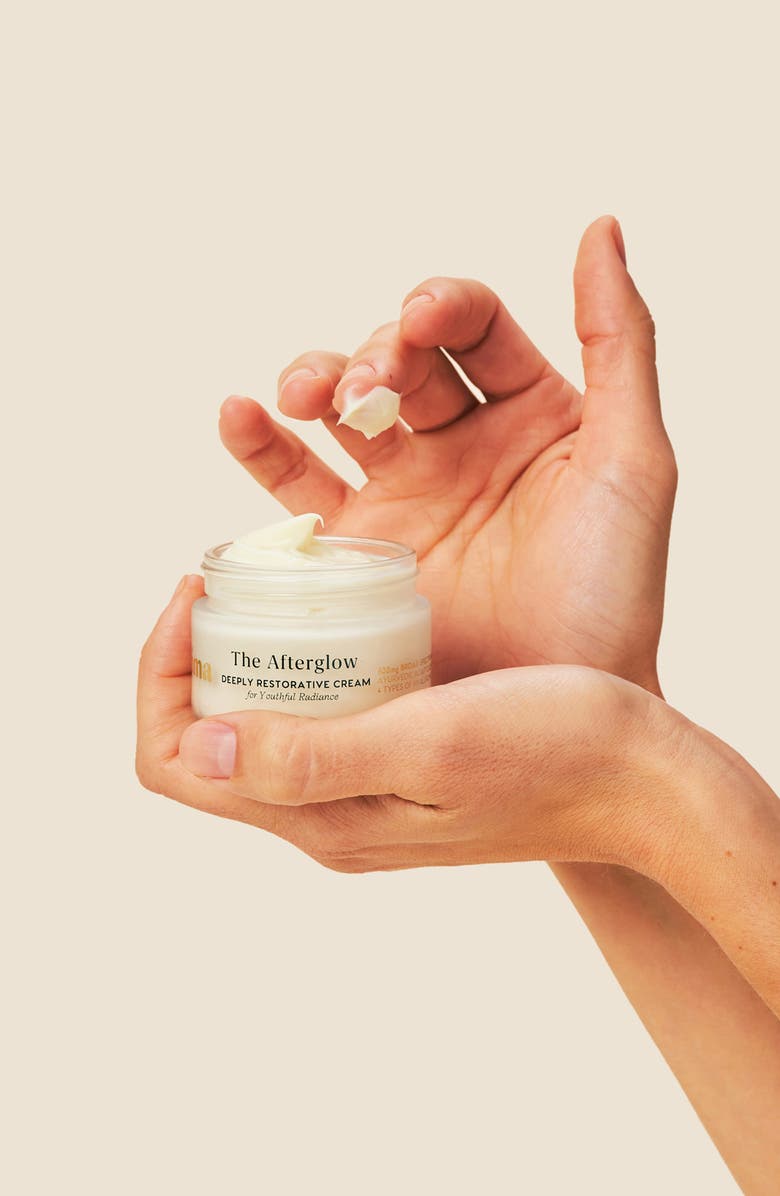 Prima The Afterglow Vegan Collagen Cream with Hyaluronic Acid & 500mg CBD, Alternate, color,