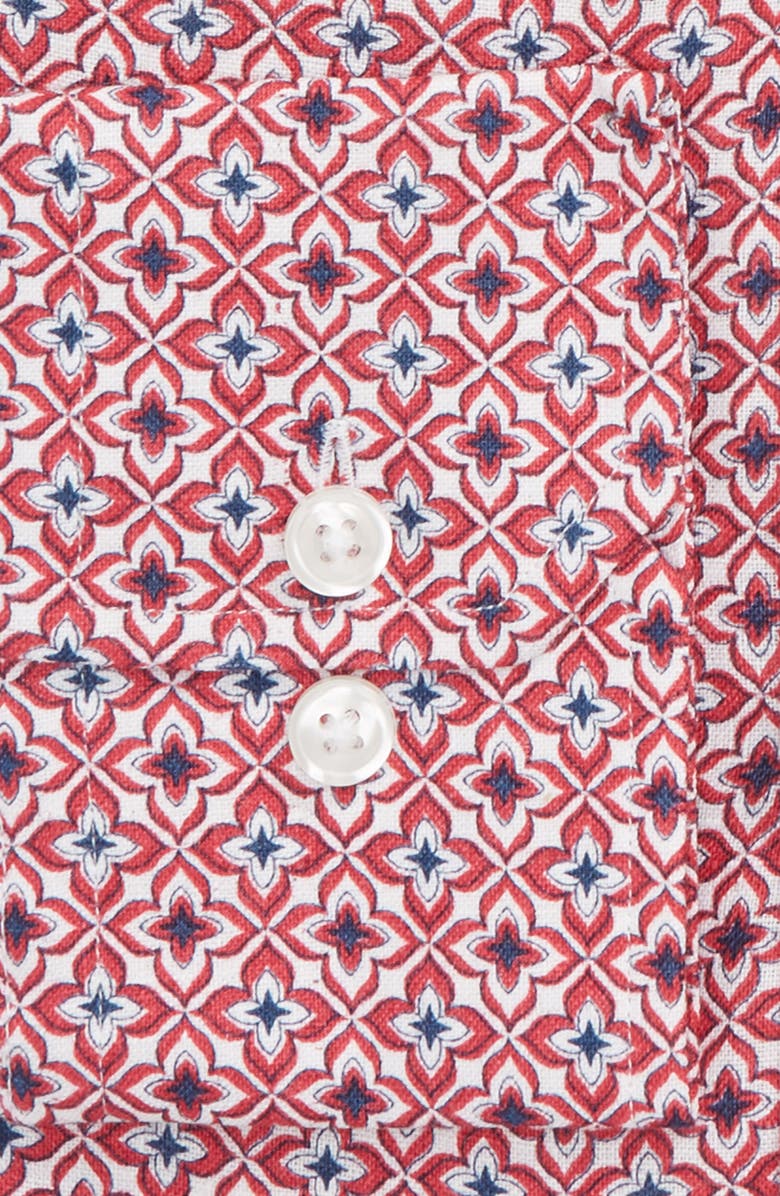 Strong Suit by Ilaria Urbinati Edmond Slim Fit Medallion Dress Shirt, Alternate, color,