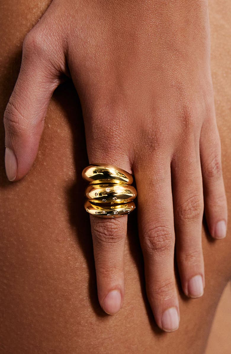 Kloto Day Dome Ring, Alternate, color, Gold