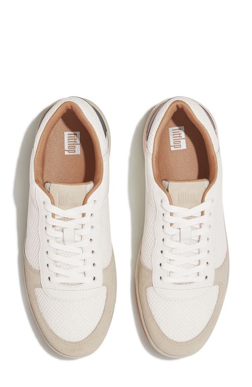 Fitflop Rally Evo Leather Sneaker In Neutral