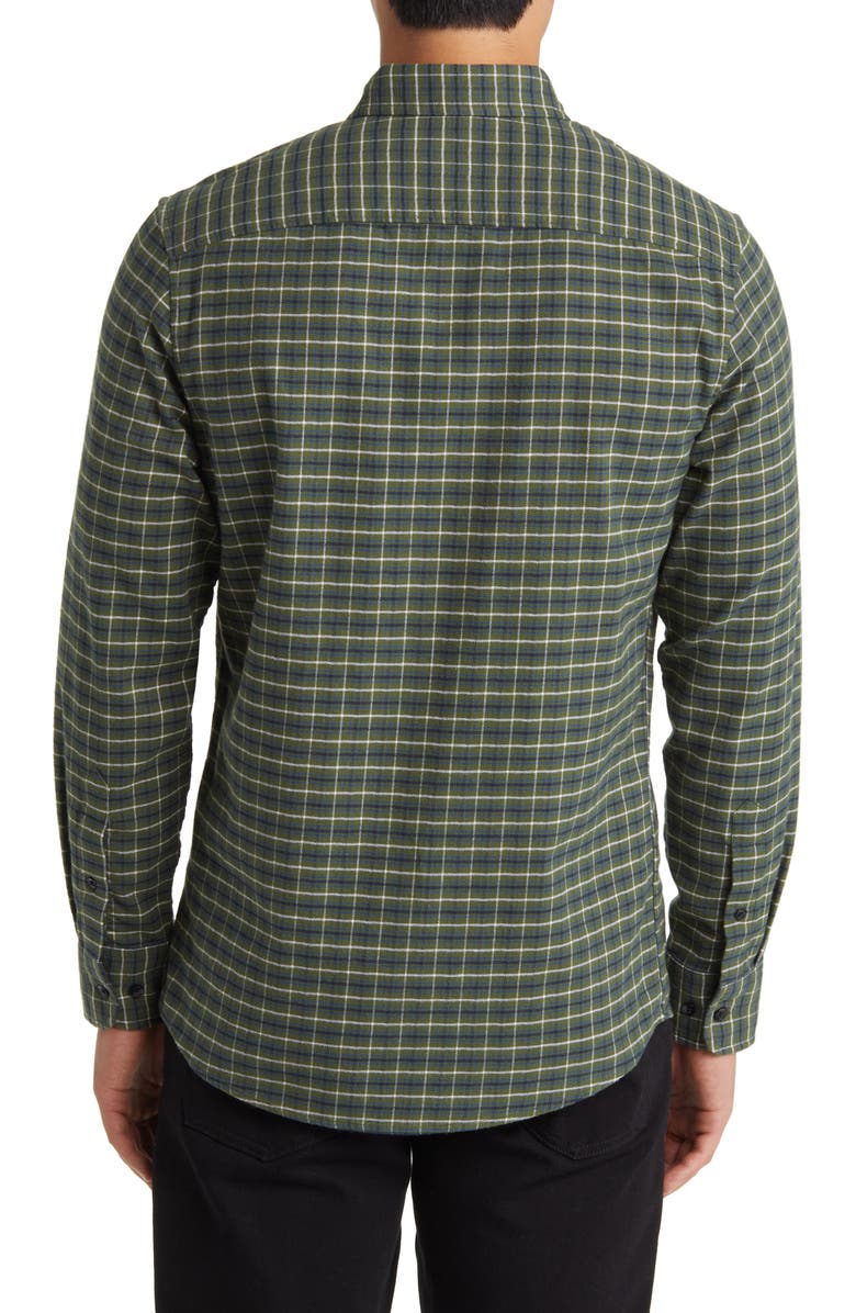 Nordstrom Tech-Smart Trim Fit Check Stretch Button-Down Shirt, Alternate, color, 