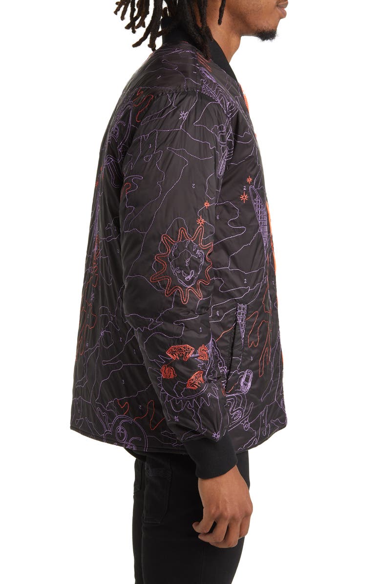 ICECREAM Skim Milk Bomber Jacket, Alternate, color,