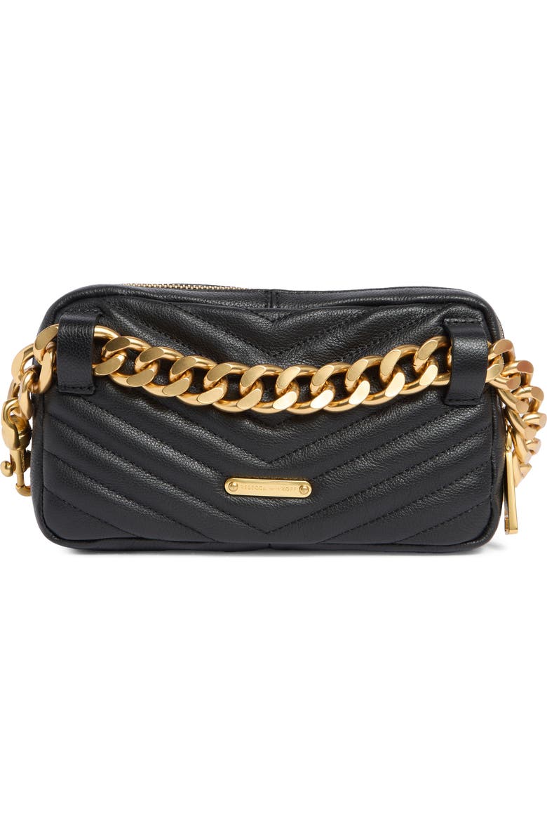 Rebecca Minkoff Edie Leather Belt Bag, Main, color,