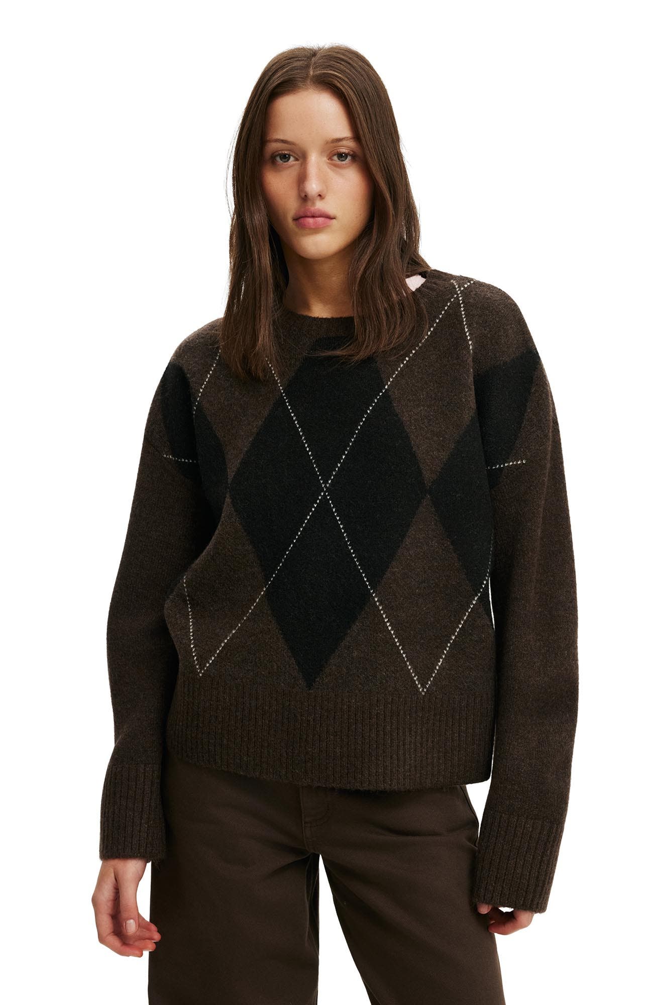 Luxe Dark Oak Argyle