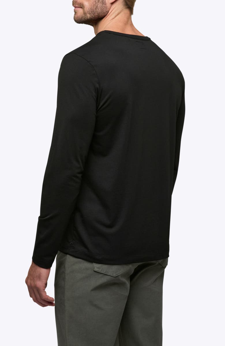 Cuts AO Long Sleeve Forever T-Shirt, Alternate, color, Black