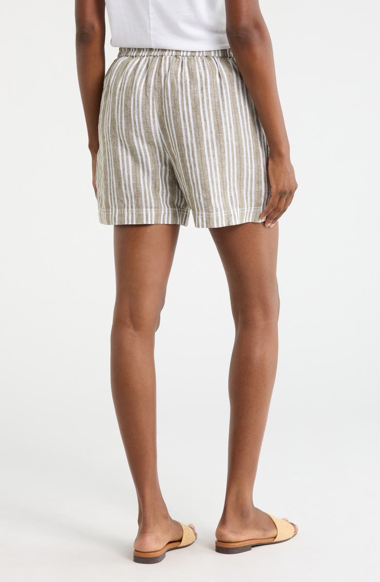 Tommy Bahama Beach Breeze Dobby Linen Easy Drawstring Shorts, Alternate, color, Sea Clay