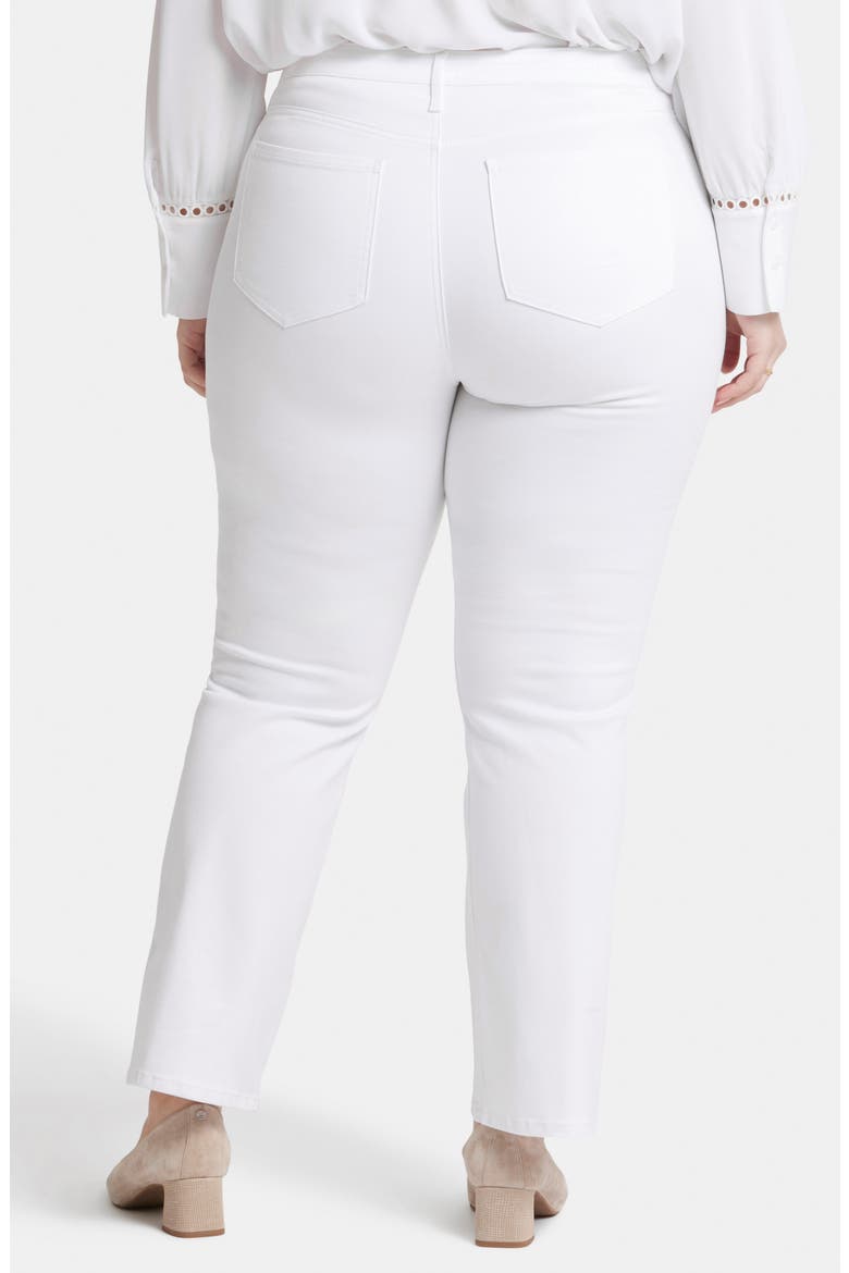 Barbara Side Slit Bootcut Jeans, Alternate, color, OPTIC WHITE