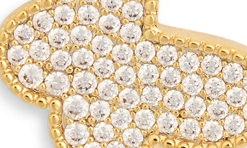 Eye Candy Los Angeles Sofia Butterfly Drop Earrings In Gold