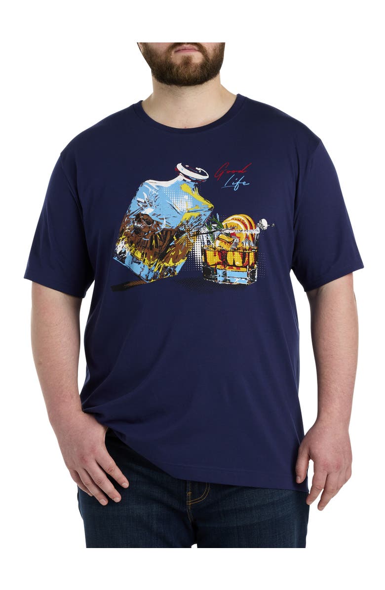 Robert Graham DXL Good Life Whiskey Graphic Tee, Main, color, 