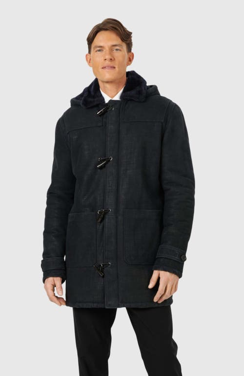 Gorski Merino Shearling Lamb Parka In Black
