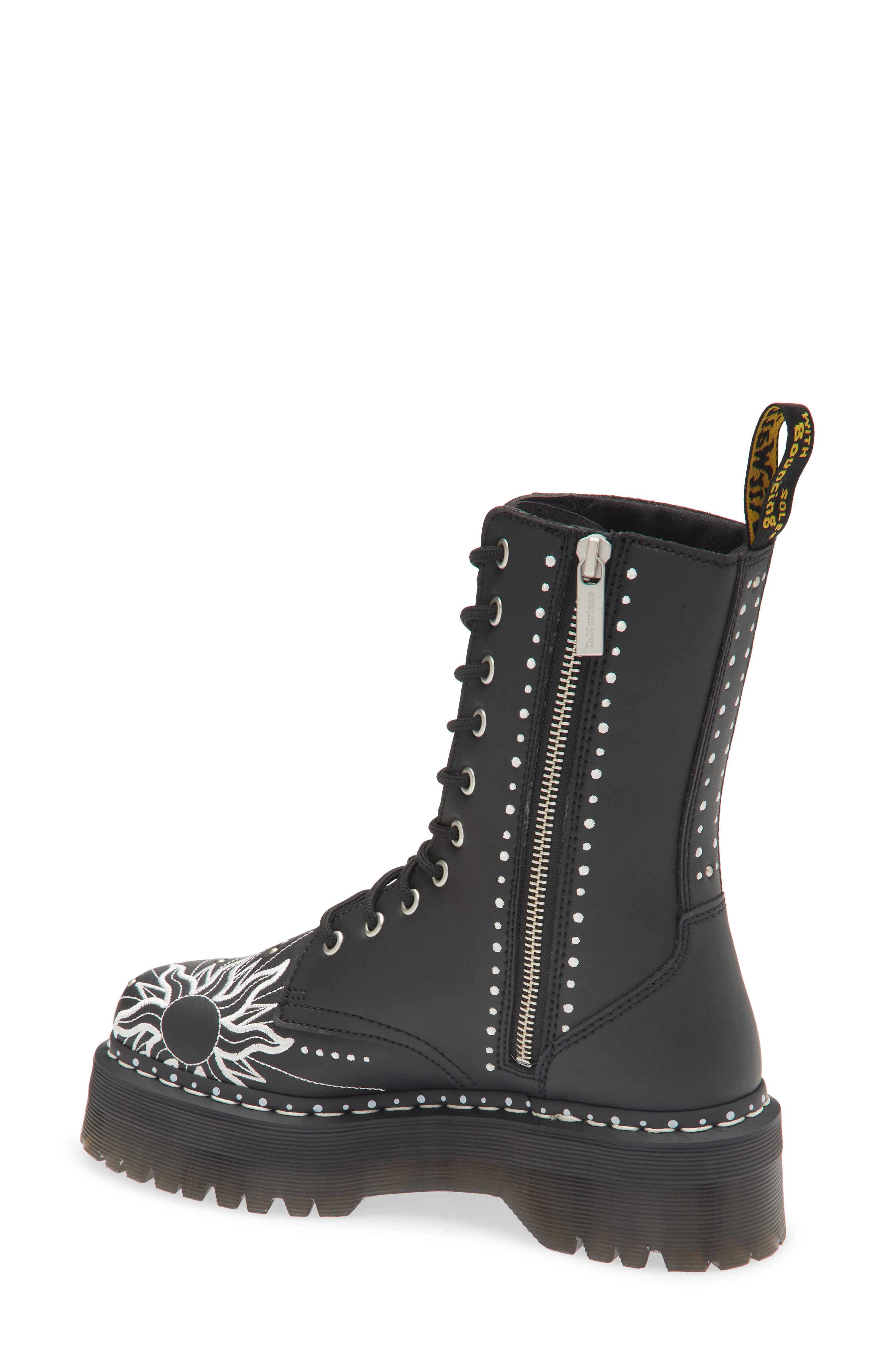 Dr. Martens Jadon Lug Sole Bootie, Alternate, color, Black