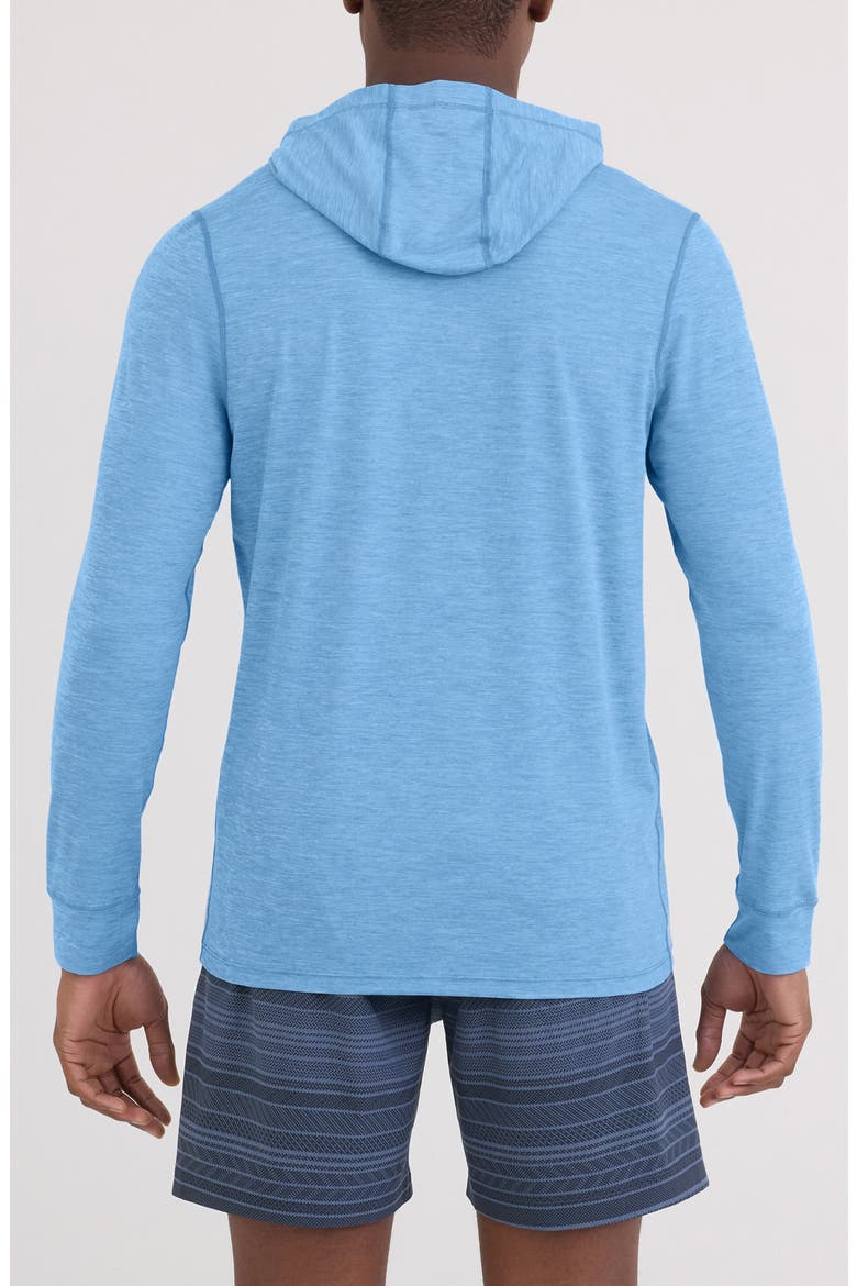 DropTemp® All Day Cooling Hoodie, Alternate, color, TRANQUIL BLUE HEATHER
