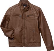 XRAY Faux Leather Casual Motorcycle Jacket