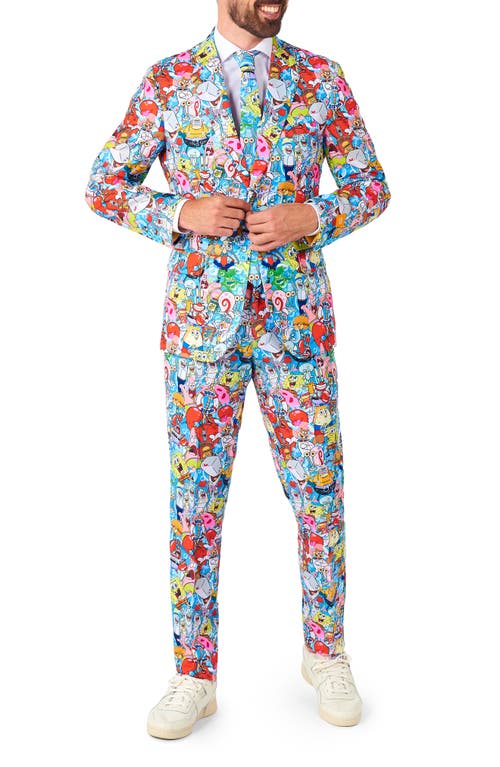 OPPOSUITS OPPOSUITS SPONGEBOB FRENZY 3-PIECE SUIT SET