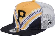 New Era Men's New Era Pittsburgh Pirates Tie-Dye Golfer Trucker Adjustable Hat