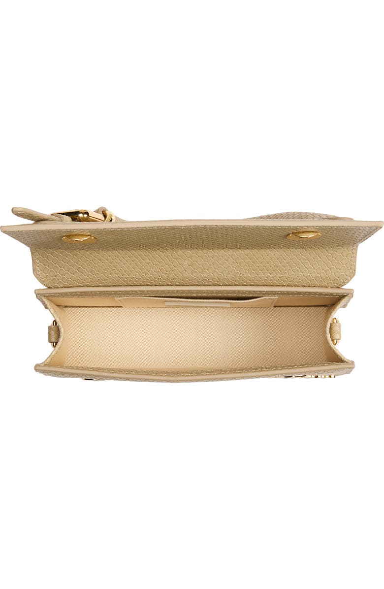 Jacquemus The Long Chiquito Embossed Leather Top Handle Bag, Alternate, color, Light Beige 130