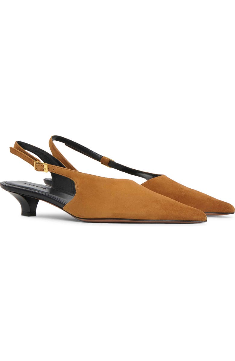 Mansur Gavriel Anna Slingback Pump, Main, color, Saddle