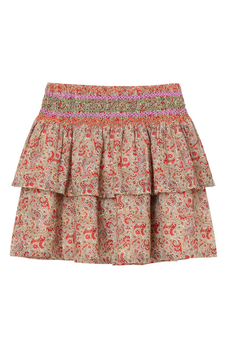 Peek Aren't You Curious Kids' Smocked Waist Skirt, Main, color,