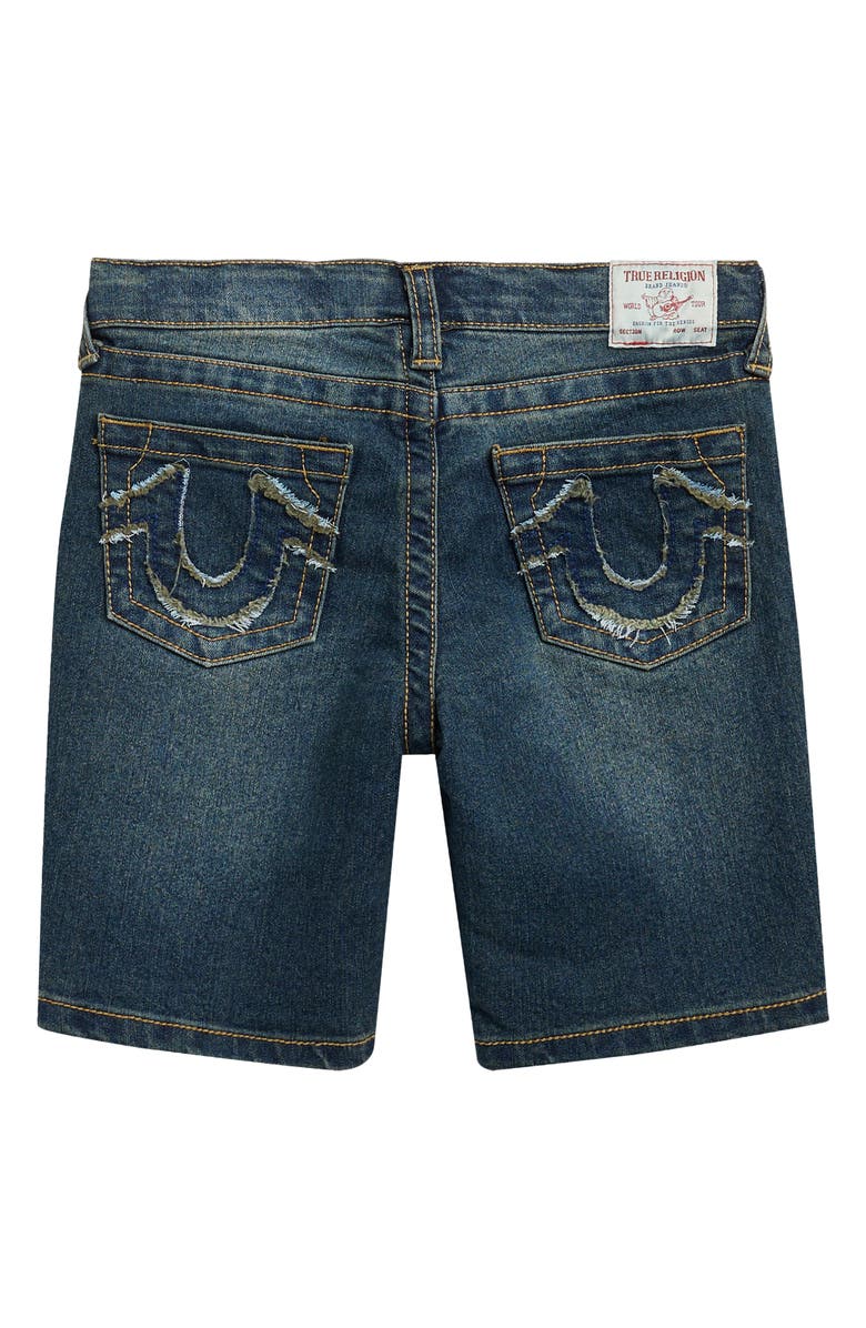 True Religion Kids' Denim Shorts, Alternate, color, Dark Blue